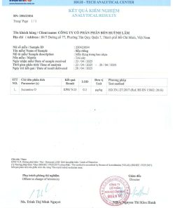 Bản test chất vàng O (Auramine O)sầu riêng bác tôm