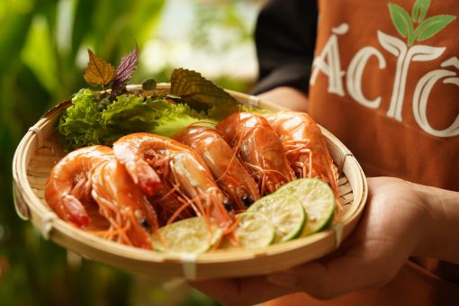 Tôm rừng hấp 1