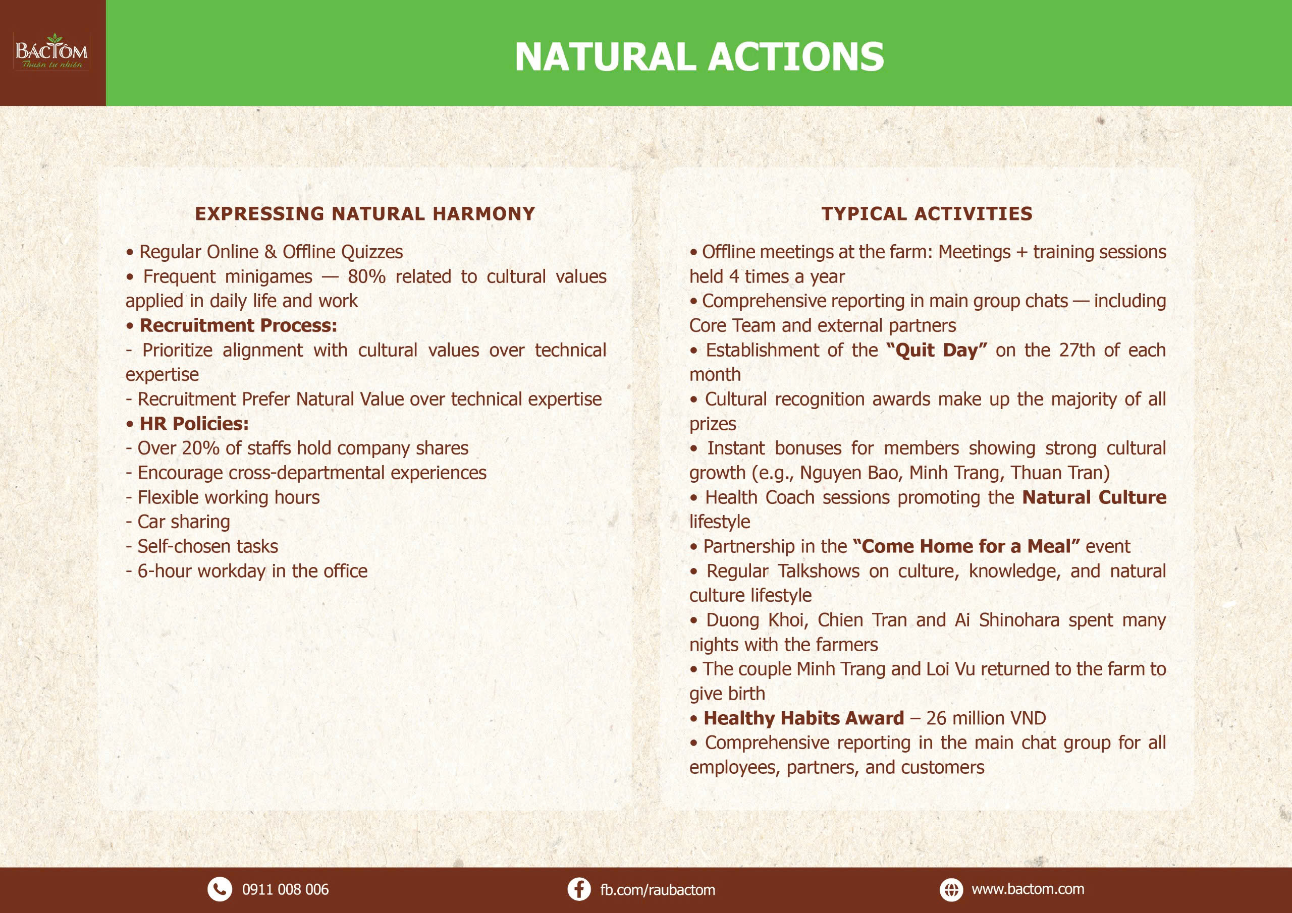 Bác Tôm Natural action