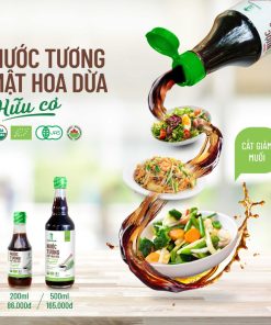 Nước tương mật hoa dừa hữu cơ Sokfarm