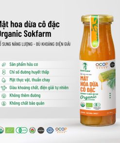 Mật hoa dừa cô đặc hữu cơ Sokfarm